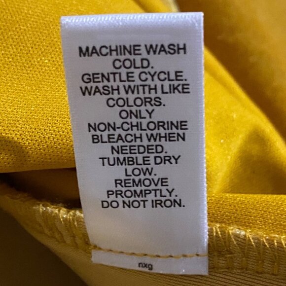 CATO Velour Sweetheart Top L Yellow Orange - Picture 7 of 7